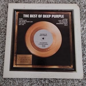 Deep Purple Best of Deep Purple CTN18010 Vinyl Record 1972
